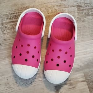Pink Crocs